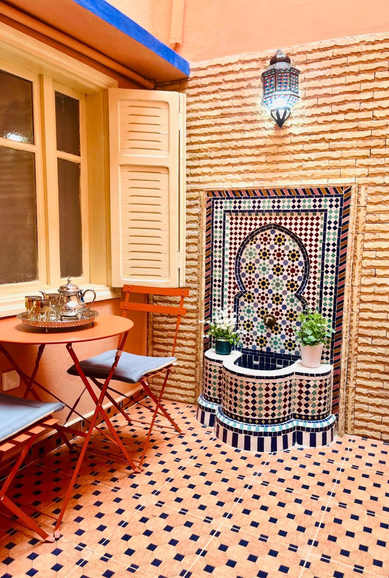 Joli Patio: Rooftop Retreat with Parking Marrakesh Exterior photo