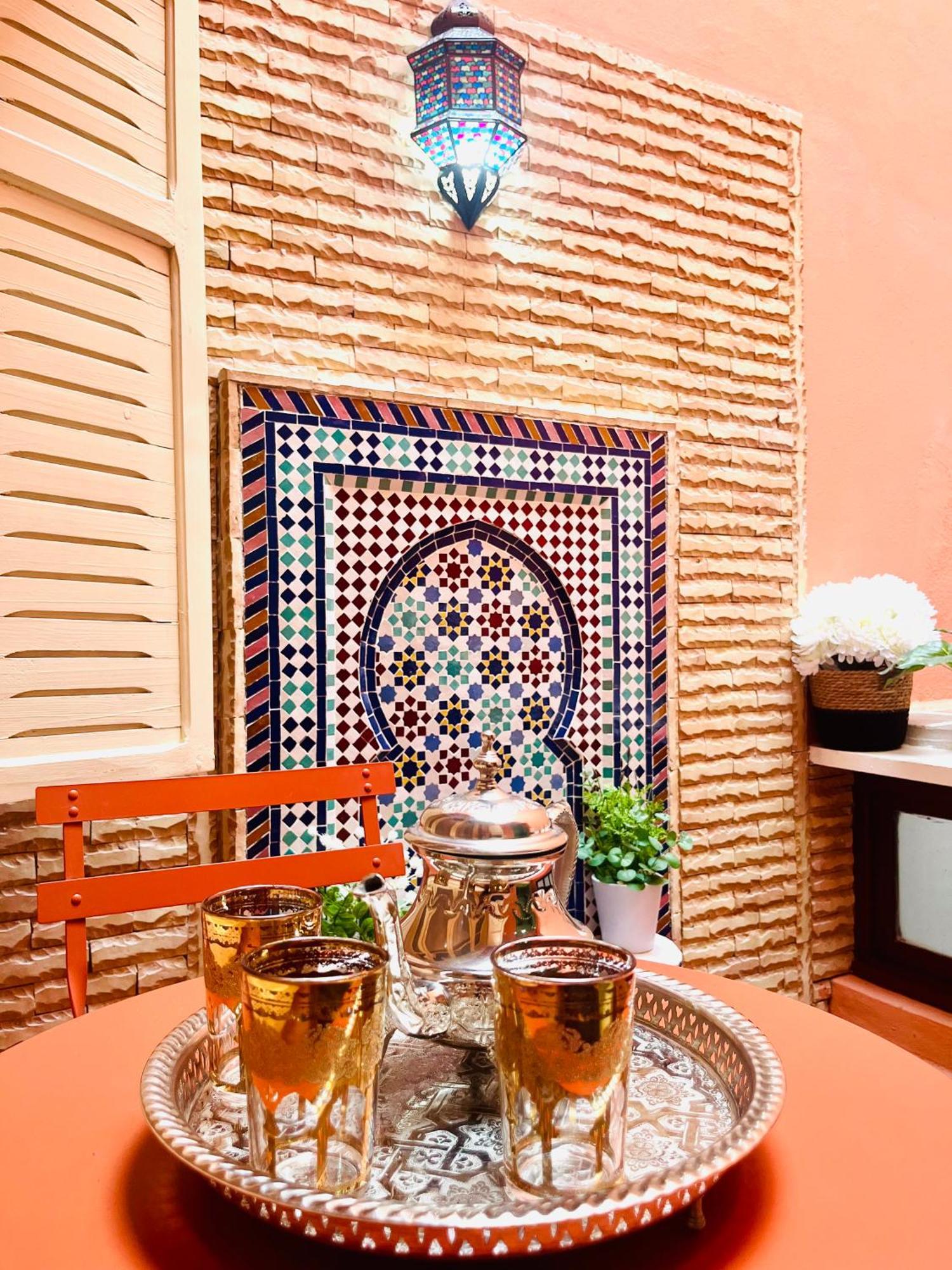Joli Patio: Rooftop Retreat with Parking Marrakesh Exterior photo