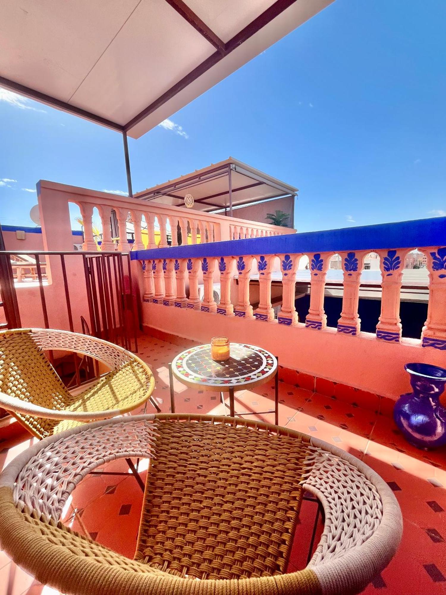 Joli Patio: Rooftop Retreat with Parking Marrakesh Exterior photo